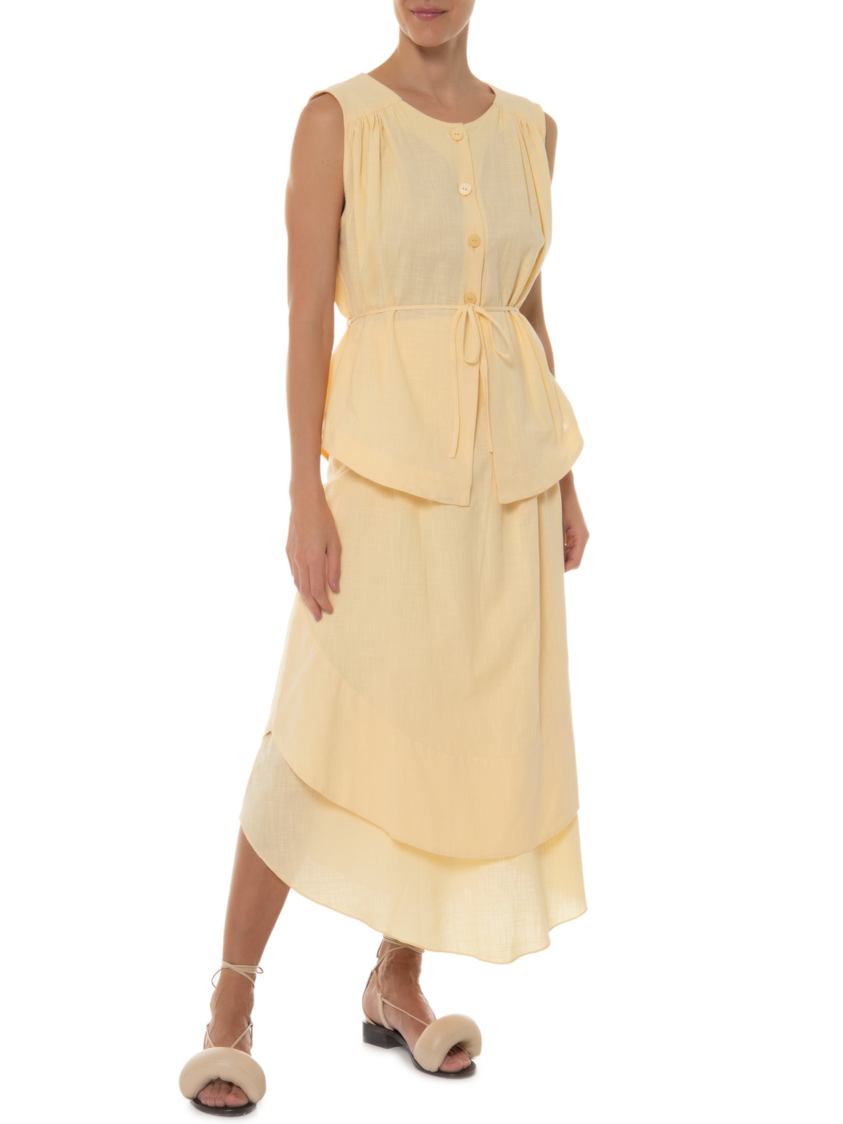 Regata Feminina Jadeita Amarelo A.niemeyer