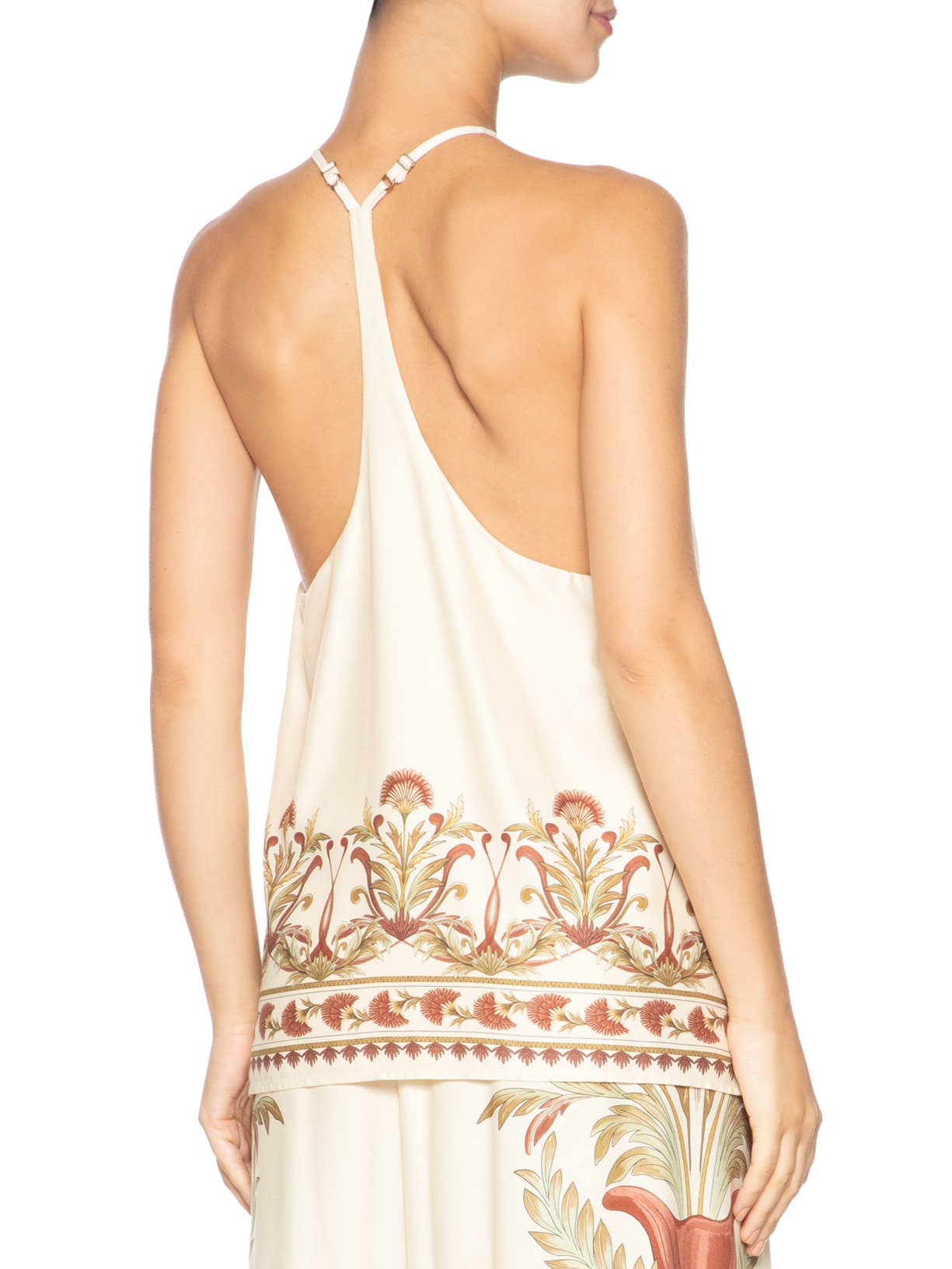 Regata Feminina Jardim Louise Bege Farm