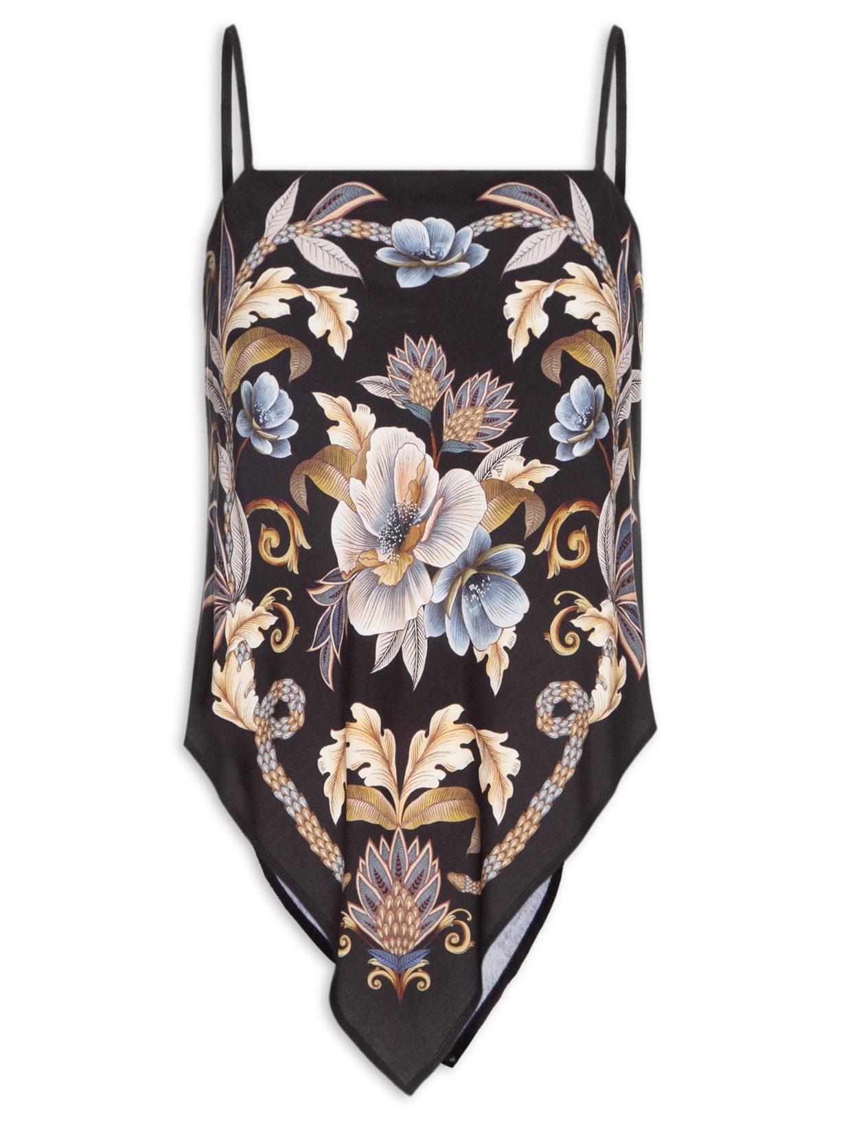 Regata Feminina Jardim Real - Preto