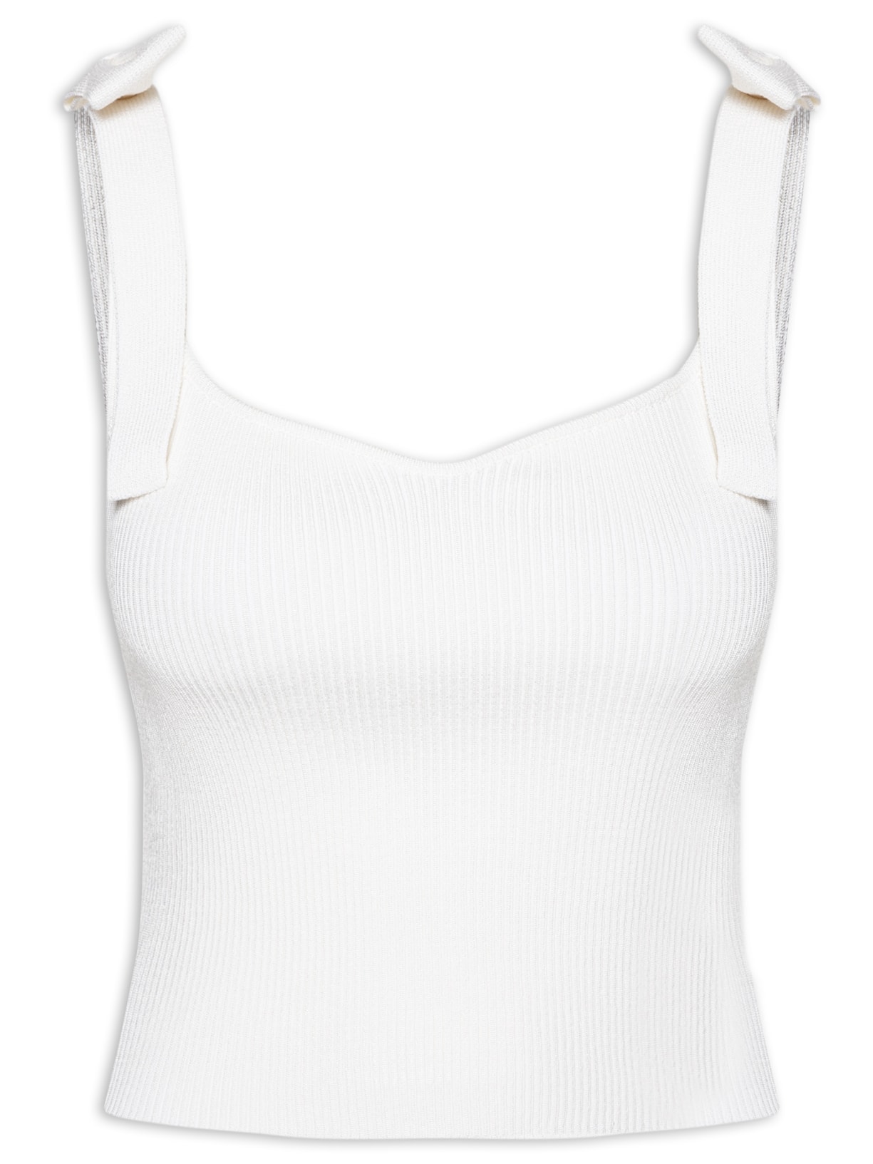 Regata Feminina Jasmine Tricot - Branco