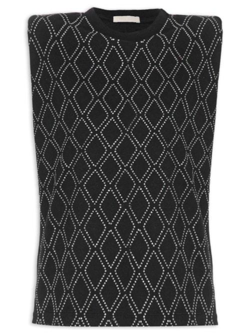 Regata Feminina Joy - Preto