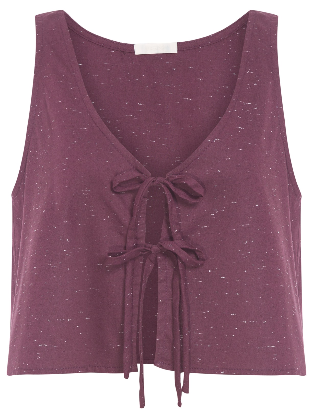 Regata Feminina Lacinhos - Vinho