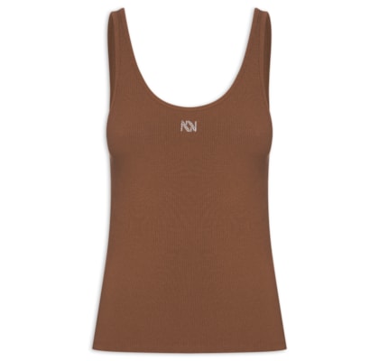 Regata Feminina Lana - Marrom