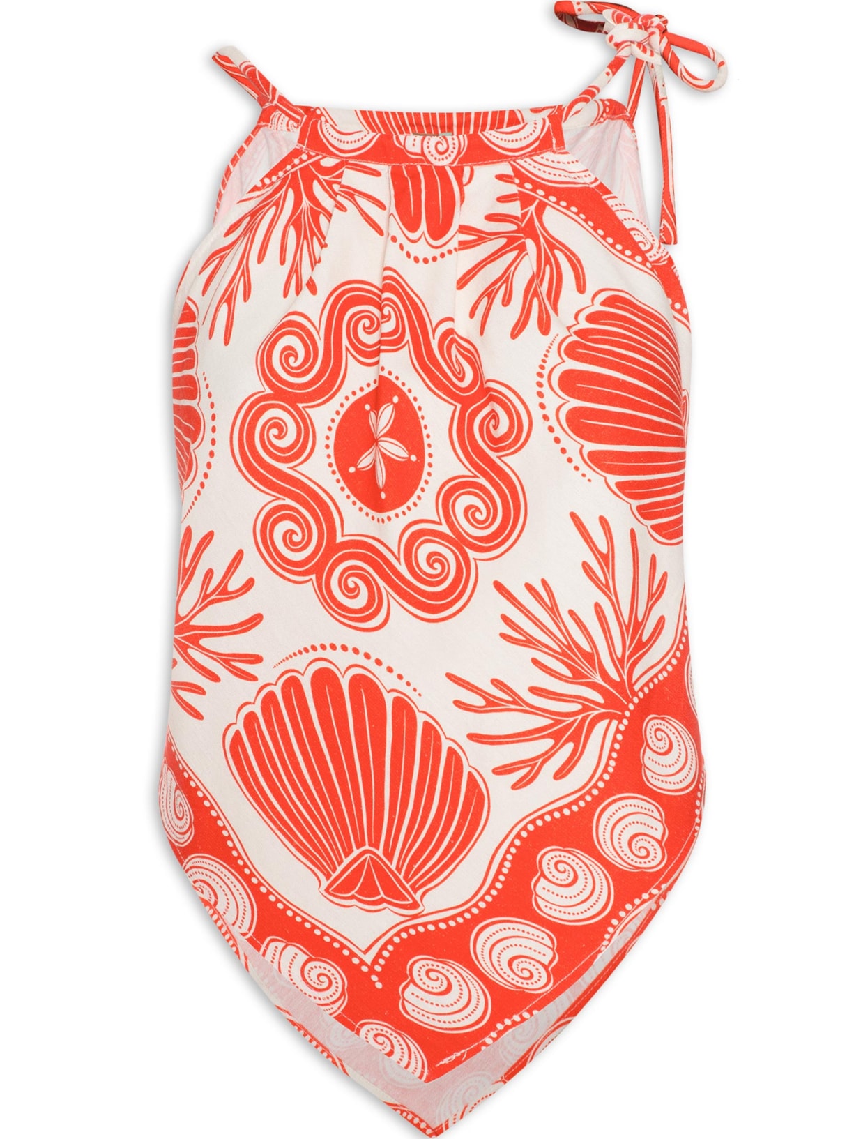 Regata Feminina Lenço Ilhéus Vermelho Farm