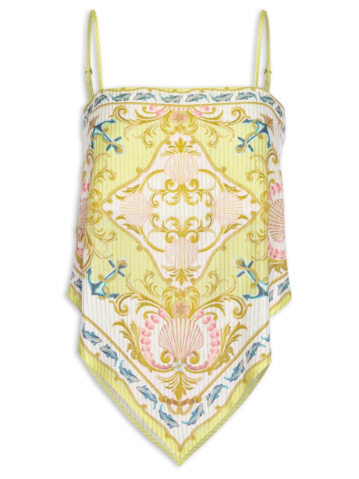 Regata Feminina Lenço La Sirena - Amarelo