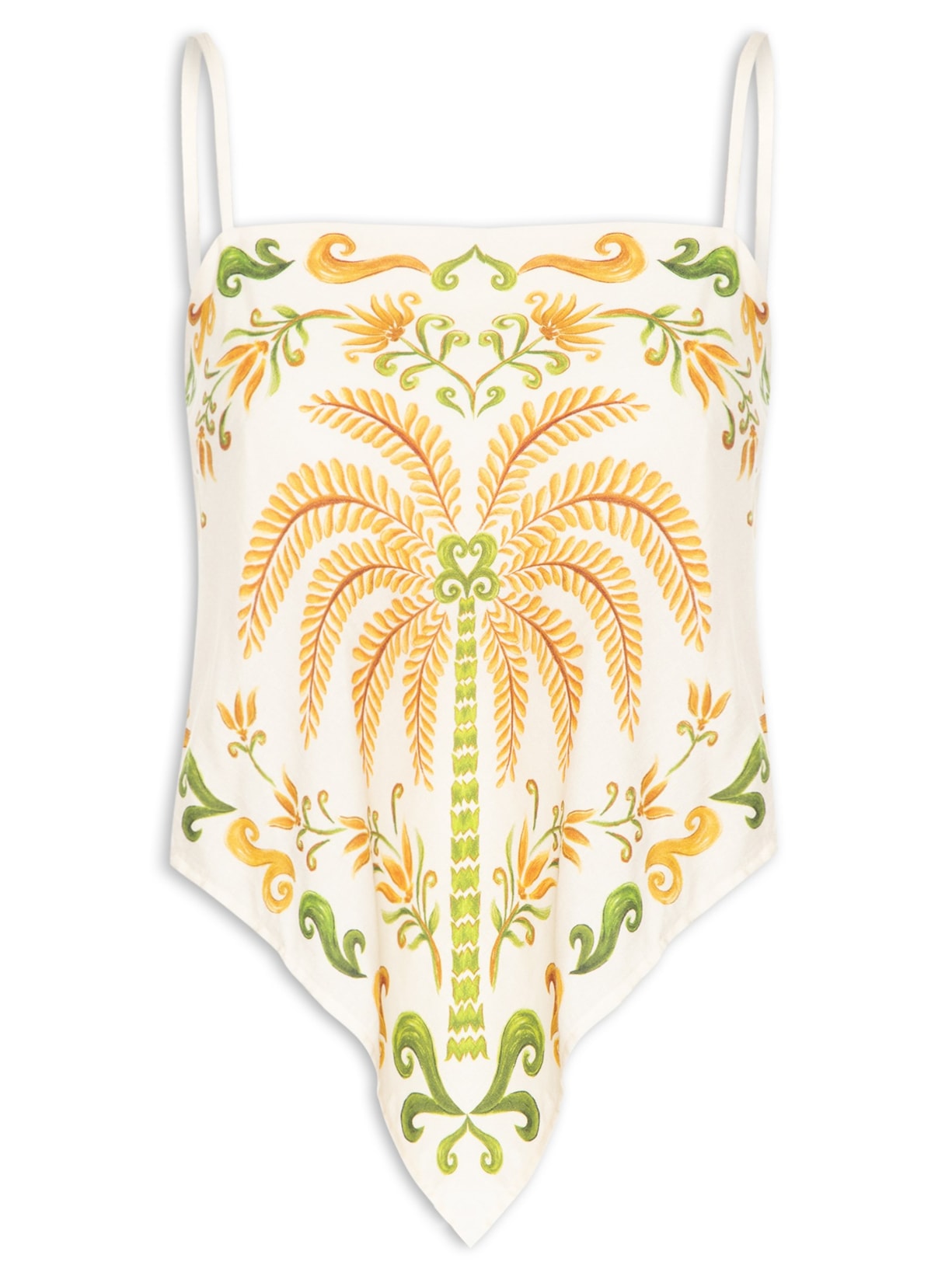 Regata Feminina Lenço Milani - Amarelo