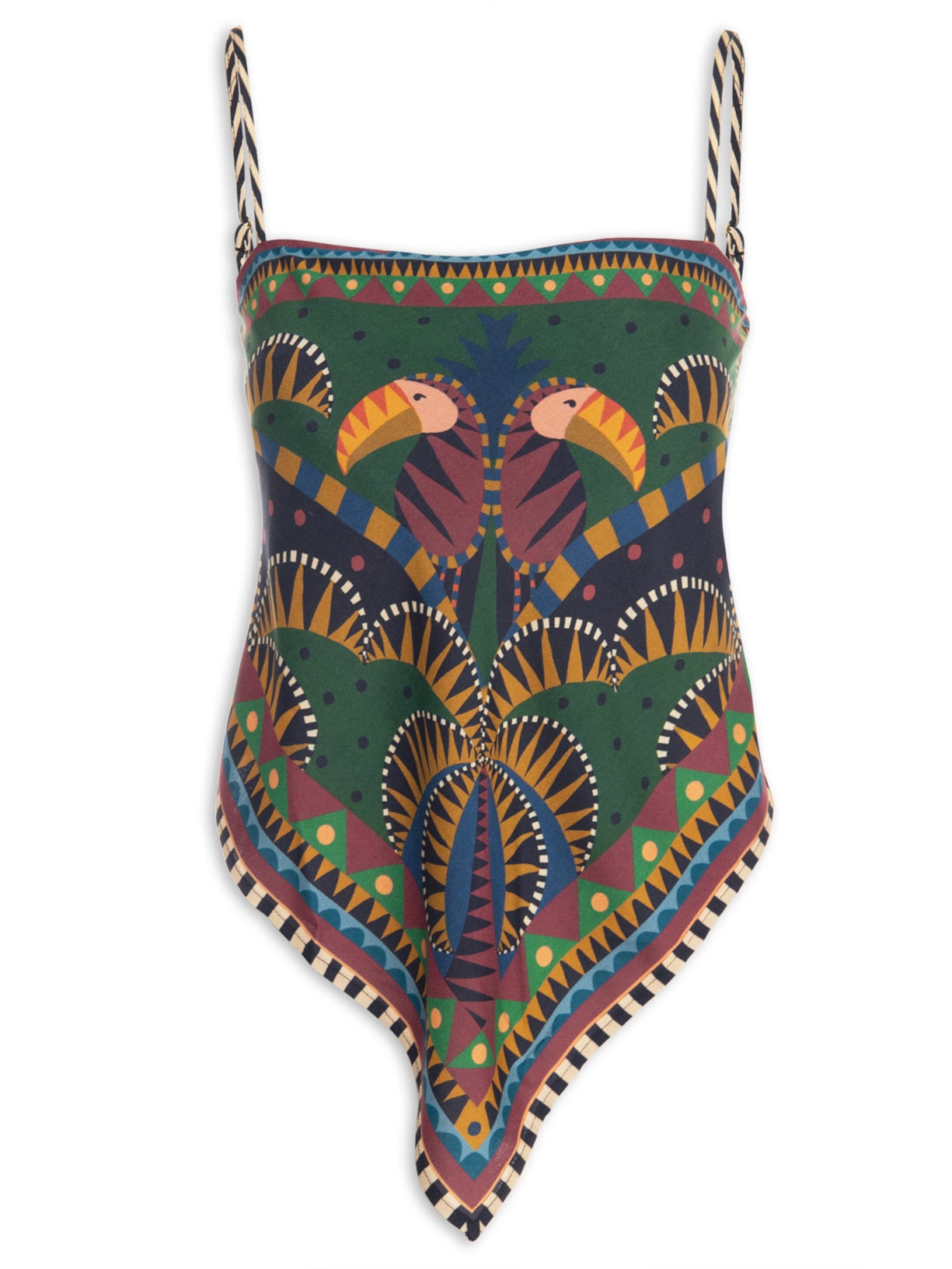 Regata Feminina Lenço Real - Preto