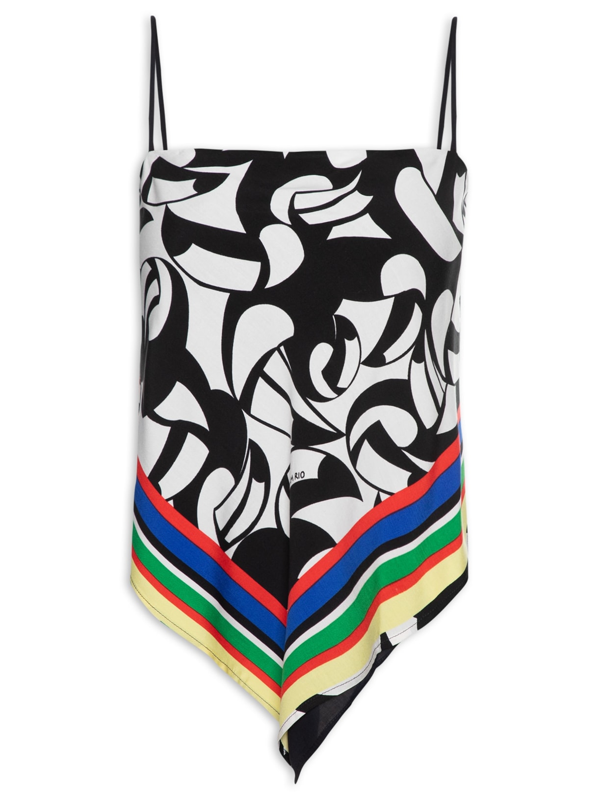 Regata Feminina Lenço Tucanada - Preto