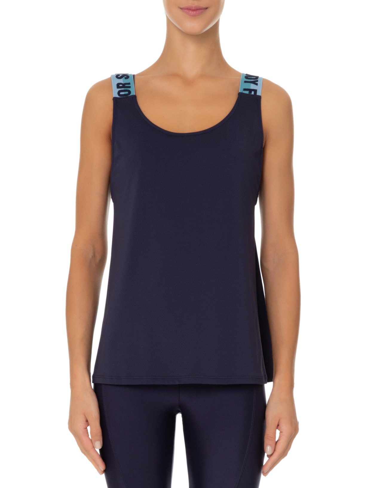 Regata Feminina Lisa Azul Body For Sure