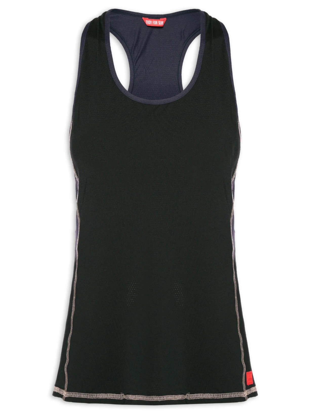 Regata Feminina Lisa Cardio - Preto