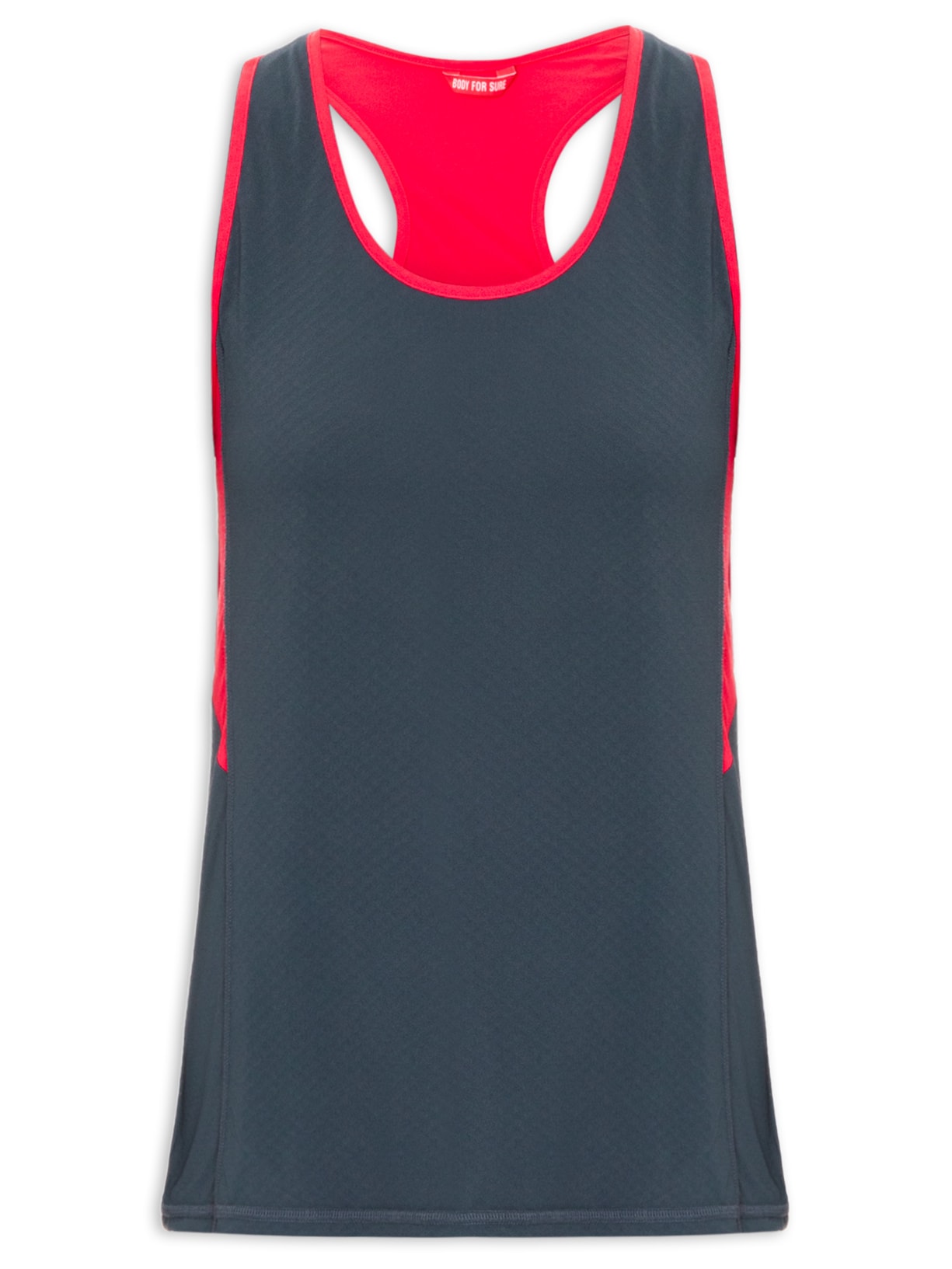 Regata Feminina Lisa Cinza Body For Sure