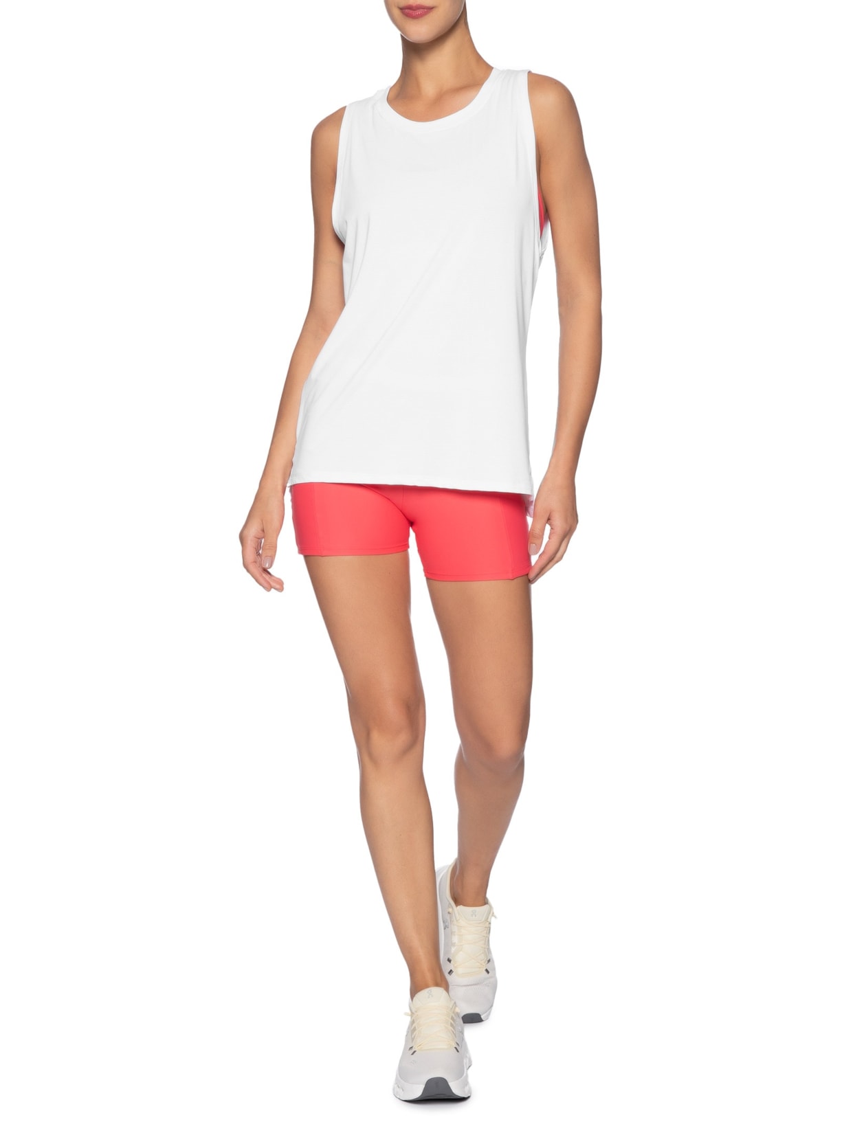 Regata Feminina Lisa Move Branco Body For Sure