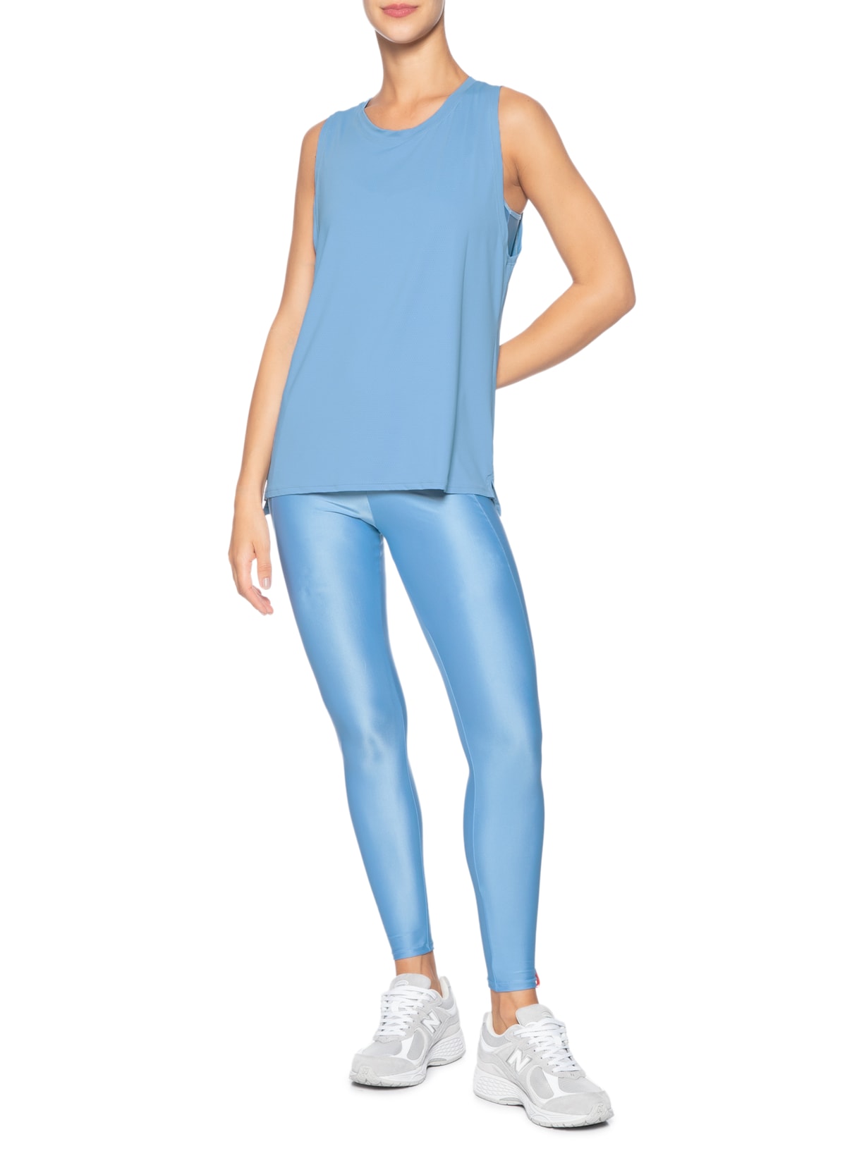 Regata Feminina Lisa Move Colors Azul Body For Sure