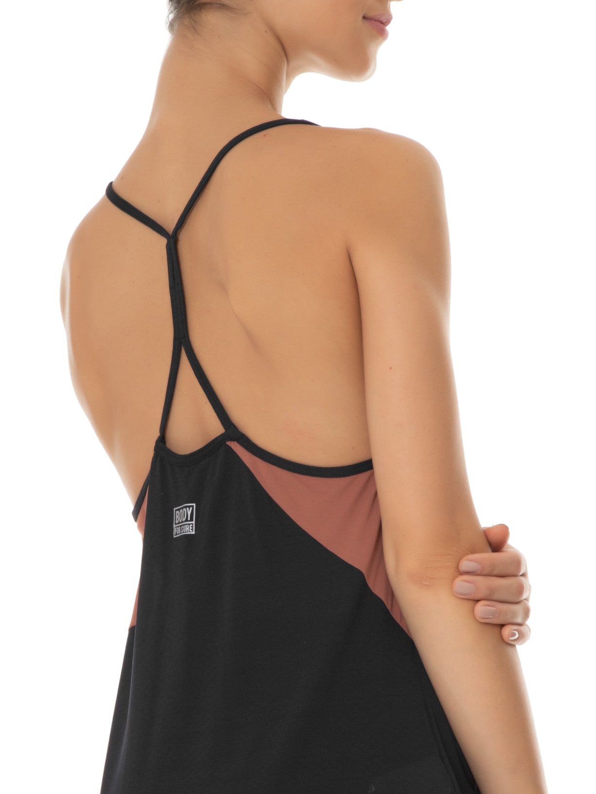 Regata Feminina Lisa Preto Body For Sure