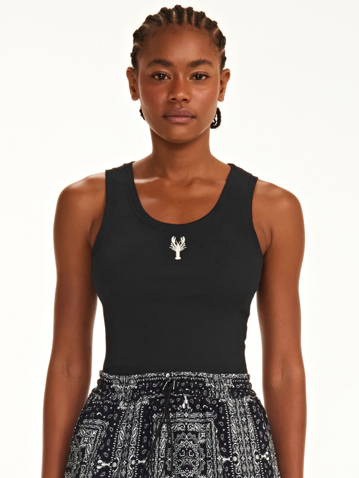 Regata Feminina Lobster Preto Triya + Nv
