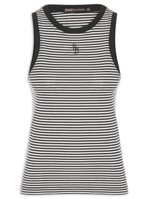 Regata Feminina Loren Bold - Preto