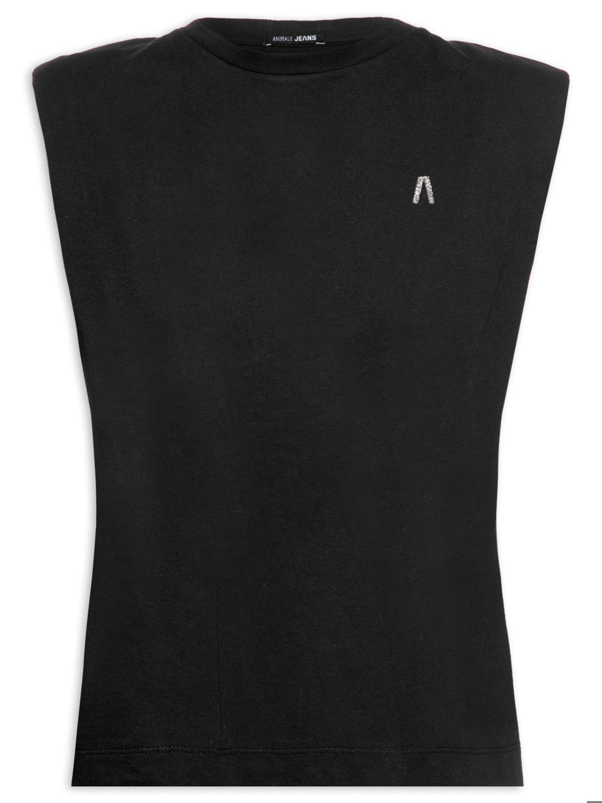 Regata Feminina Malha Basic Ombreiras - Preto