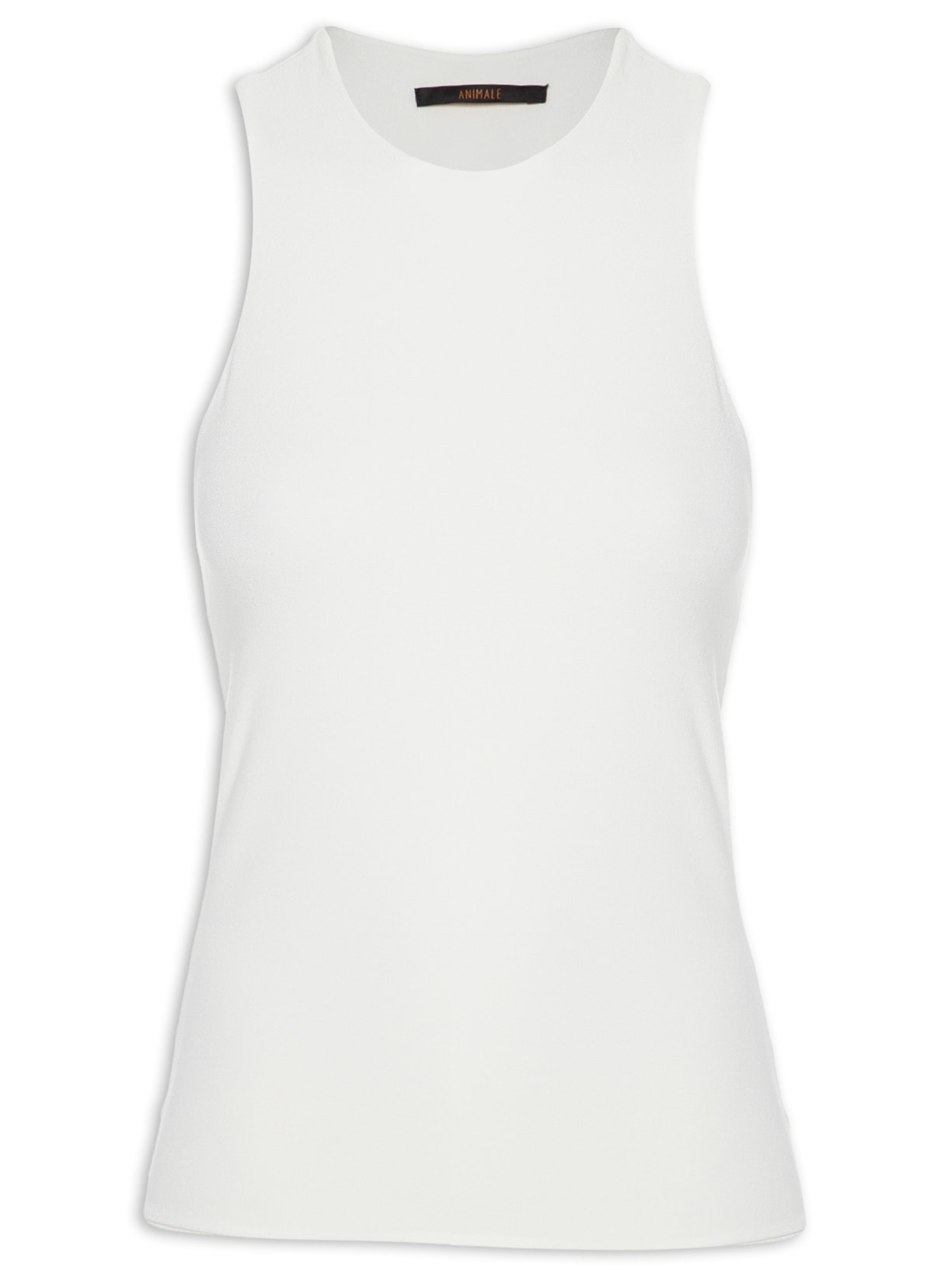 Regata Feminina Malha Nadador Basic - Off White