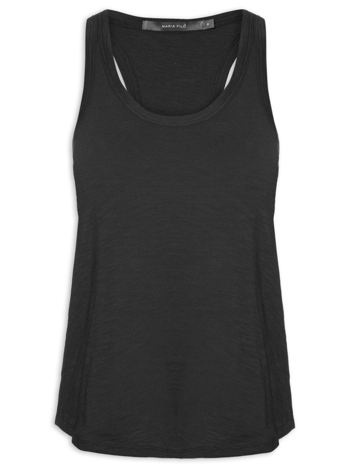 Regata Feminina Malha Nadador - Preto