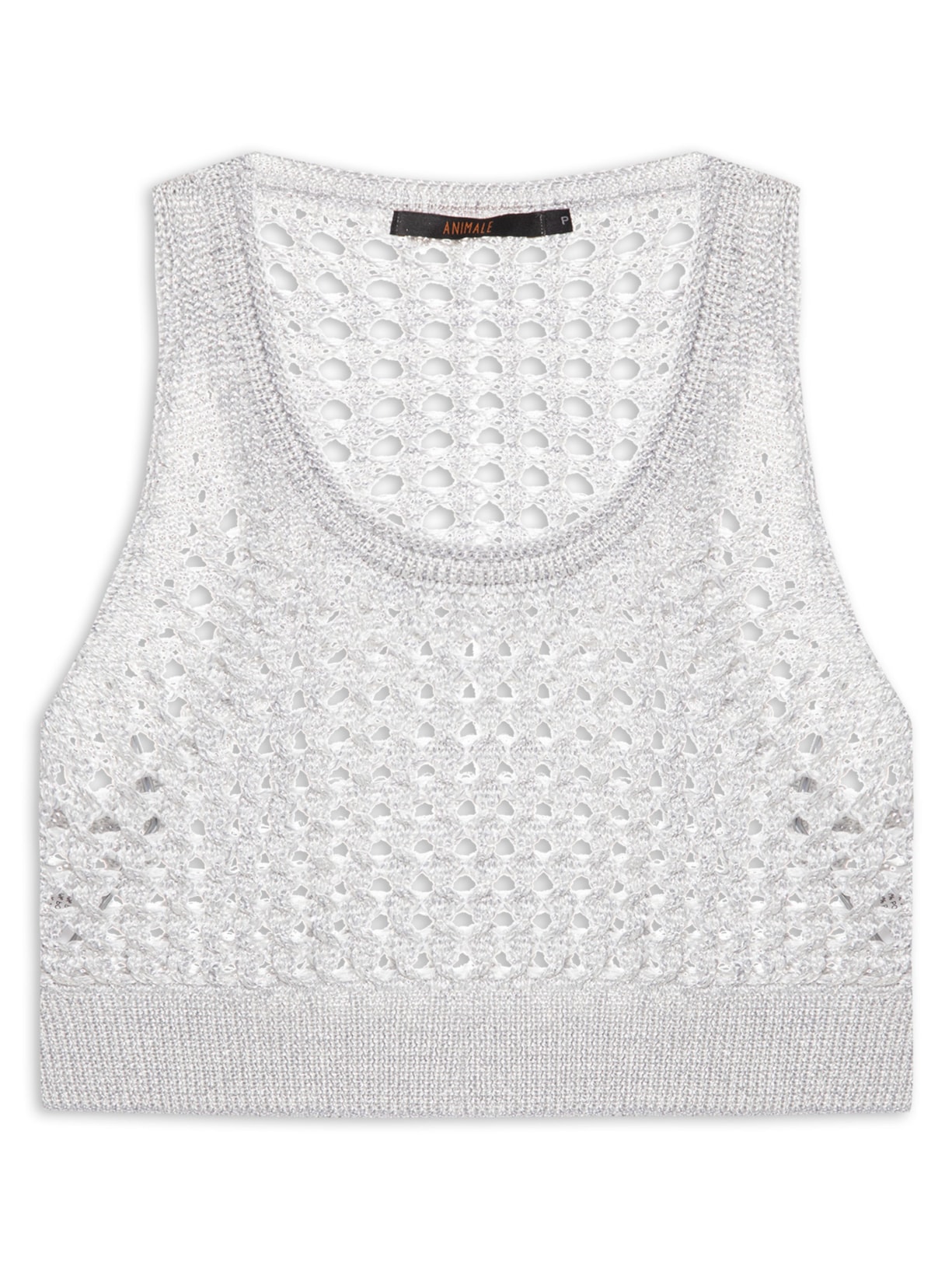 Regata Feminina Maxi Rede - Prata