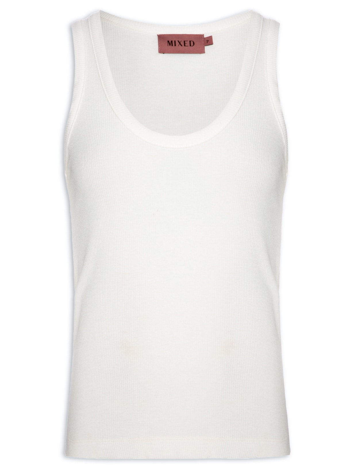 Regata Feminina Melanie Color V26 - Branco