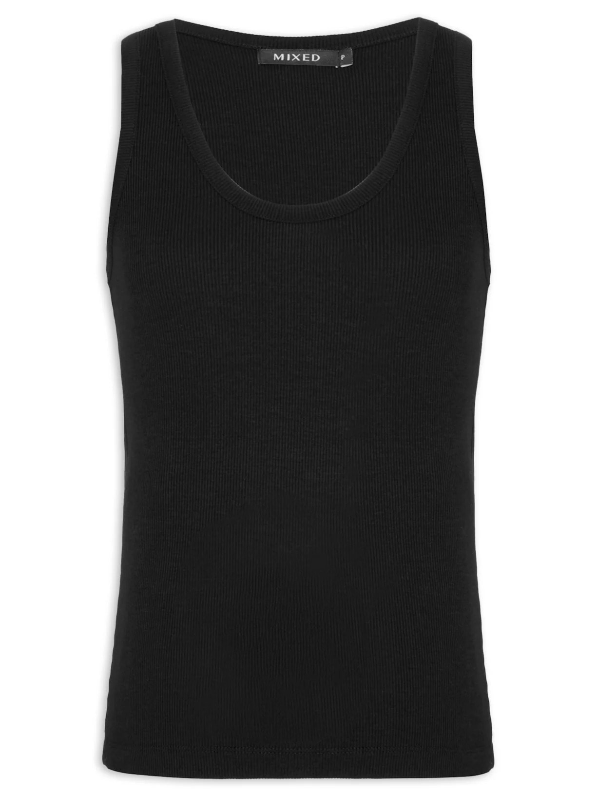 Regata Feminina Melanie Preto Mixed