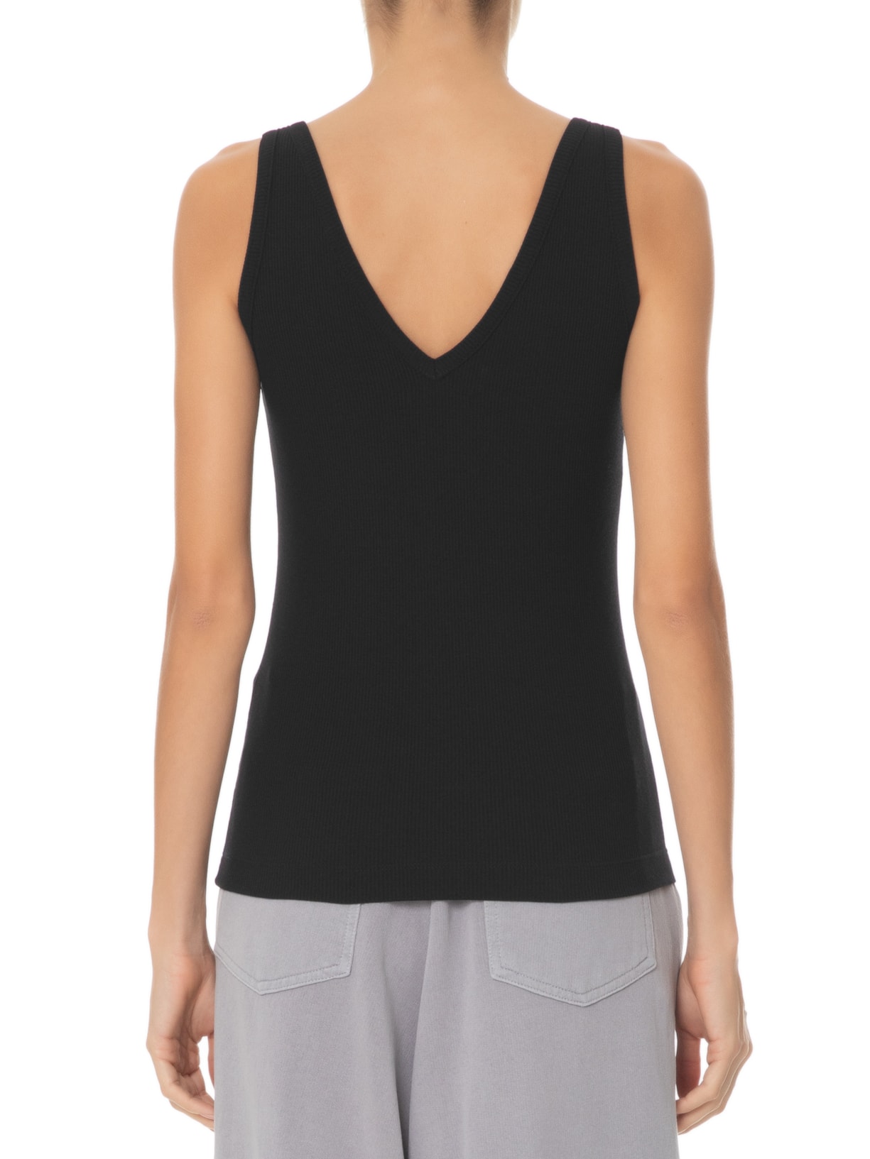 Regata Feminina Melanie V Preto Mixed