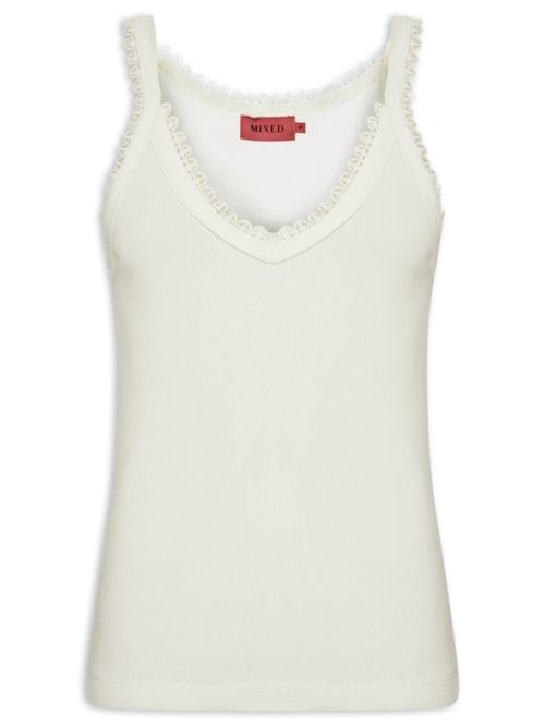 Regata Feminina Milly V27 - Branco