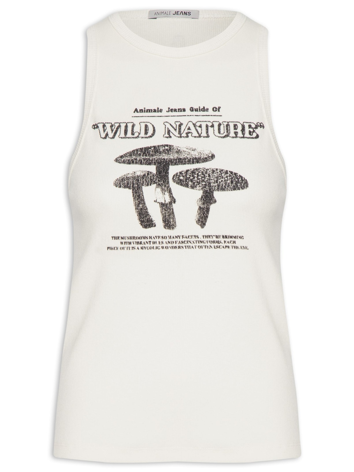 Regata Feminina Mushrooms Bright - Off White