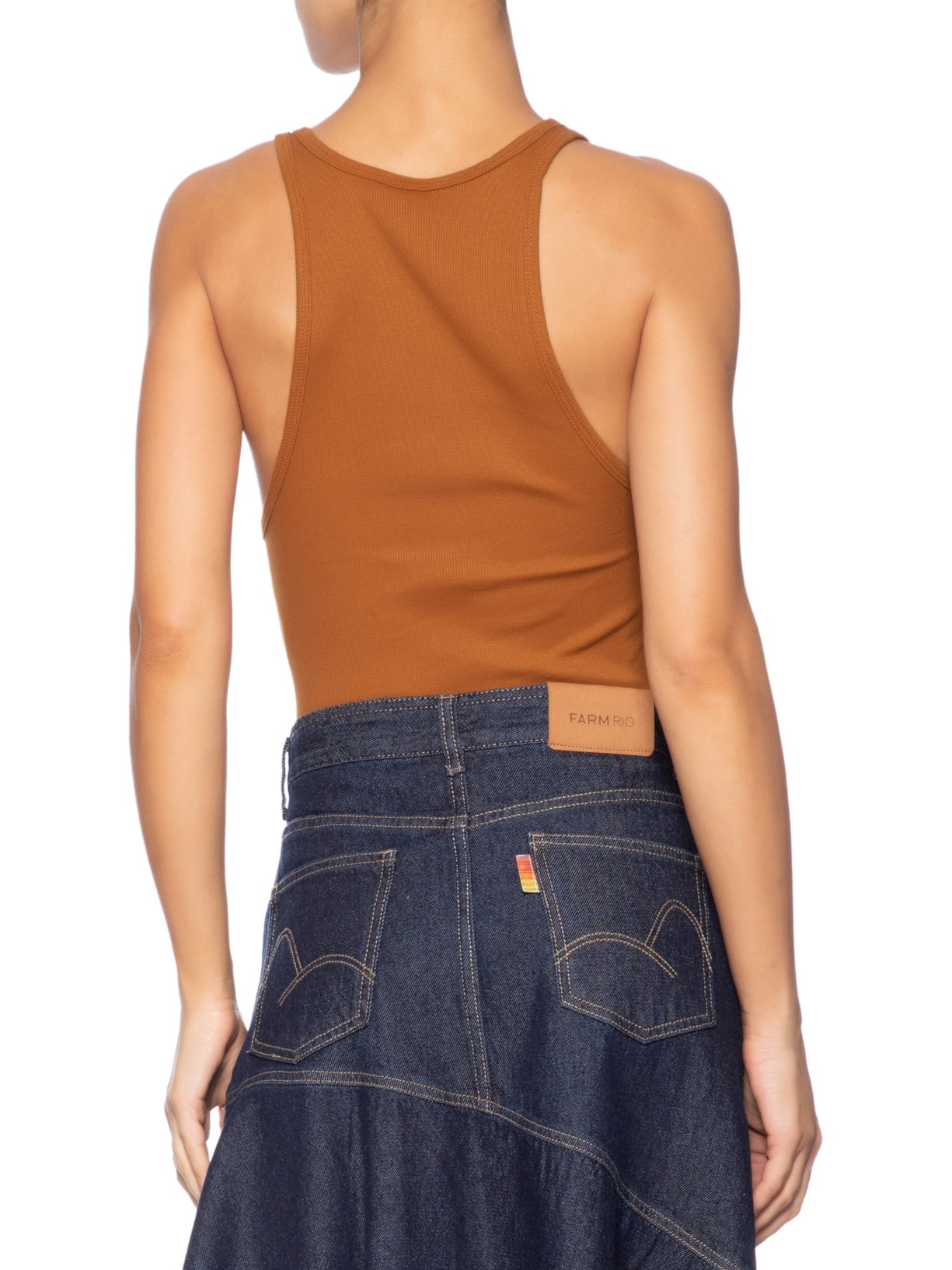 Regata Feminina Nina Marrom Farm