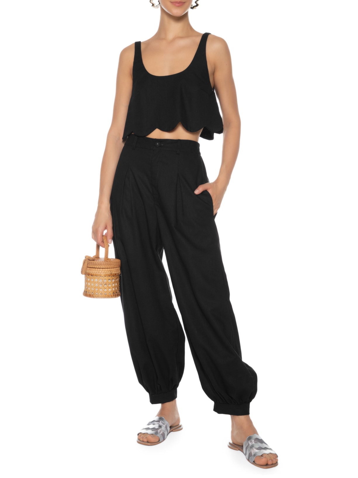 Regata Feminina Nuvem Preto Farm