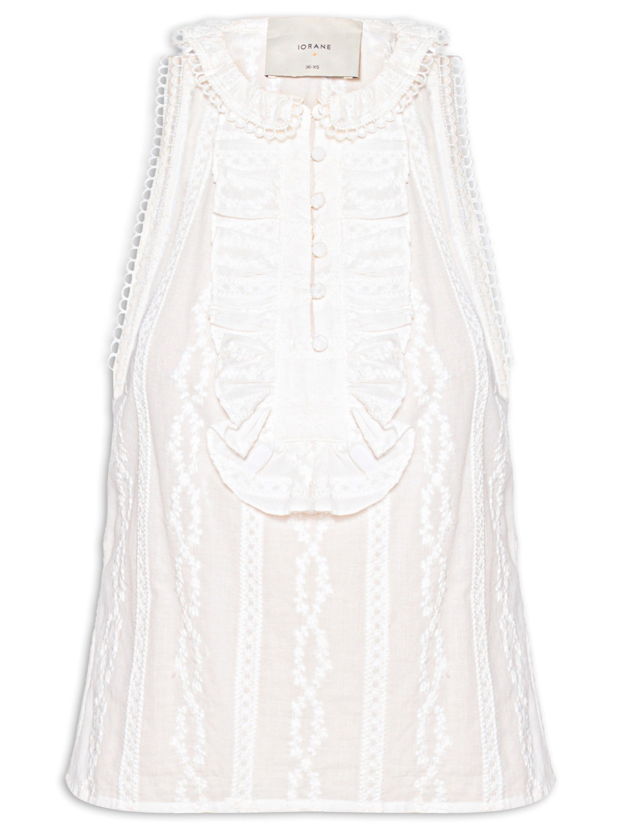 Regata Feminina Oliva - Branco