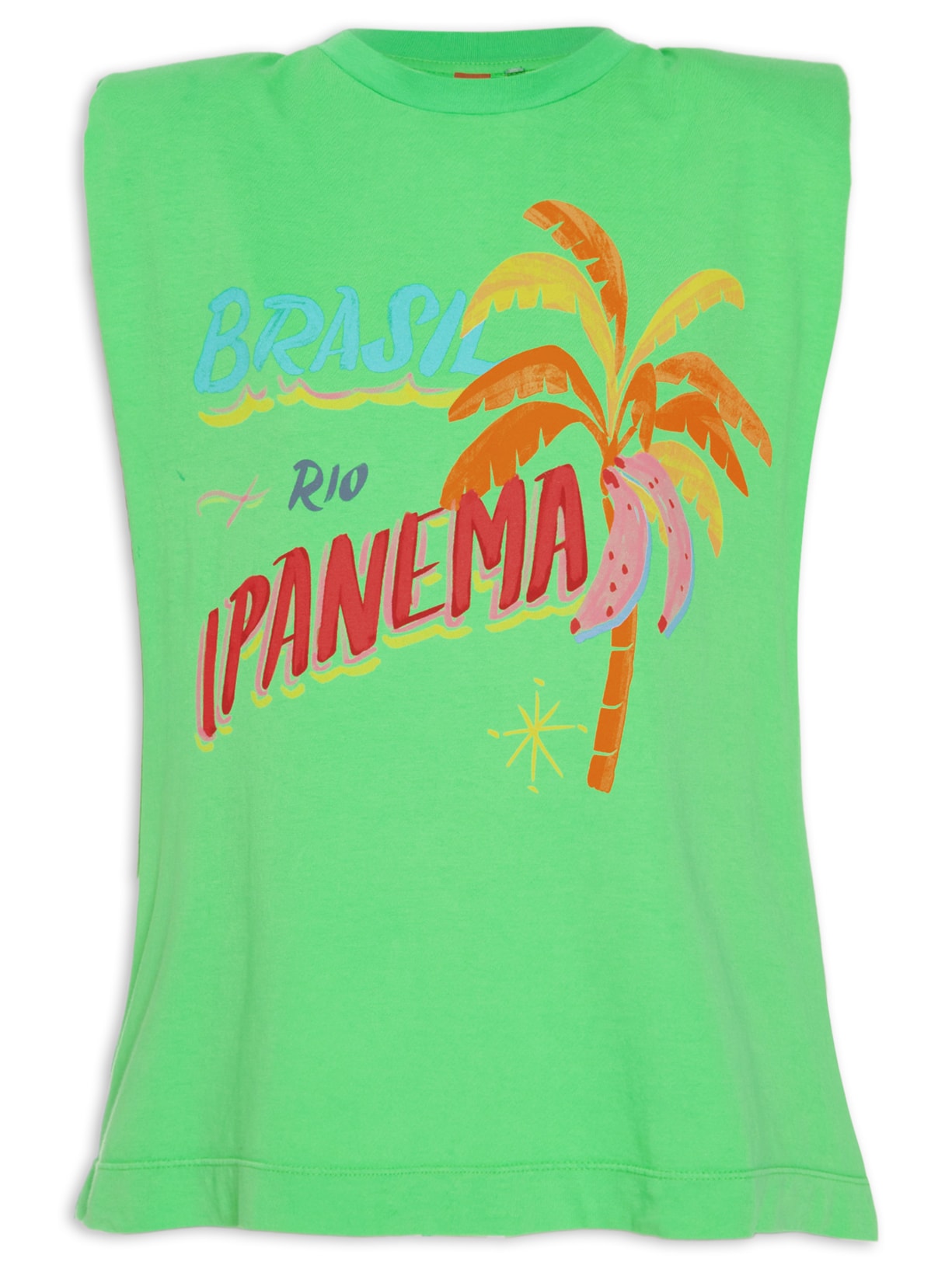 Regata Feminina Ombreira Brasil Ipanema - Verde