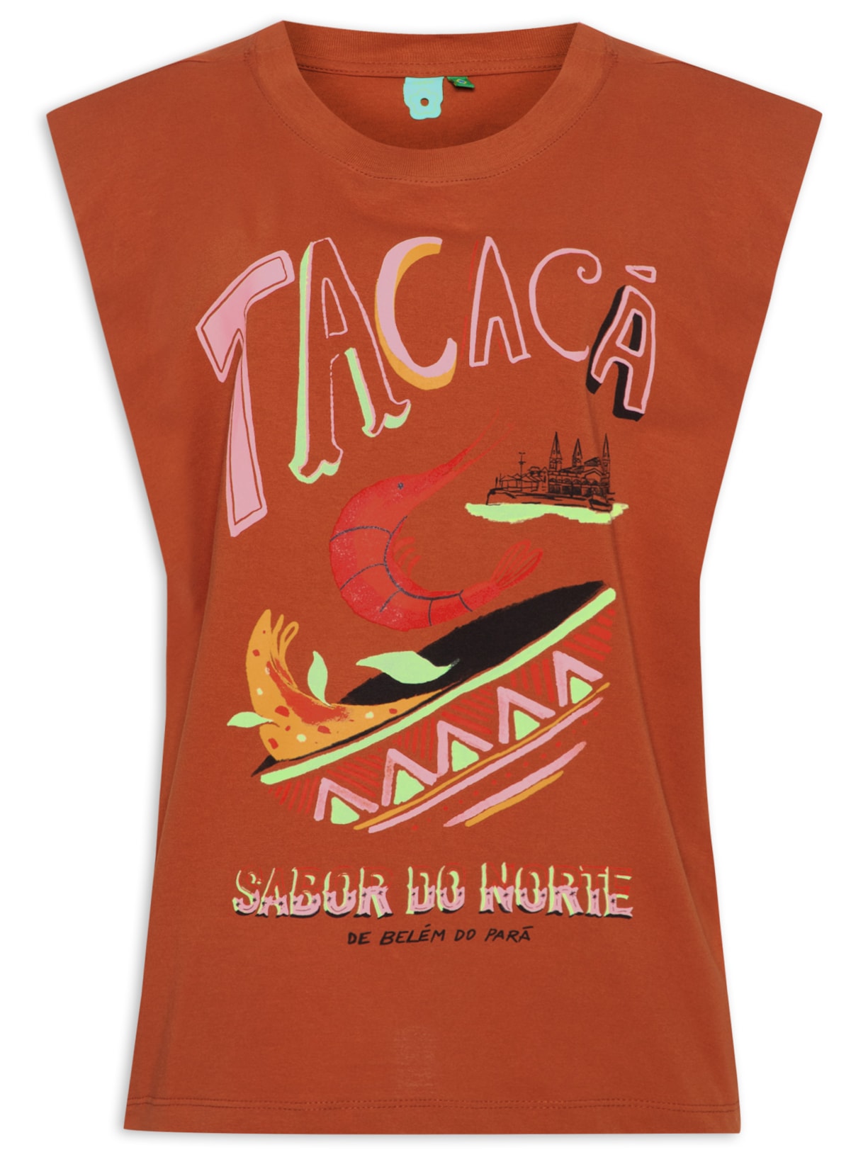 Regata Feminina Ombreira Tacacá - Marrom