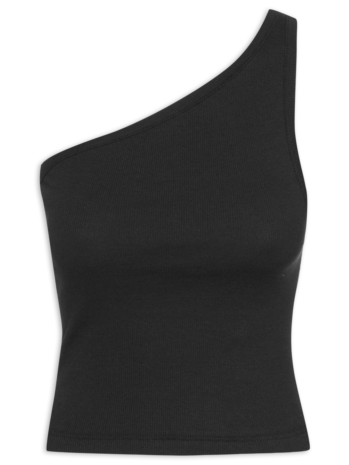 Regata Feminina Ombro Só Bruna - Preto