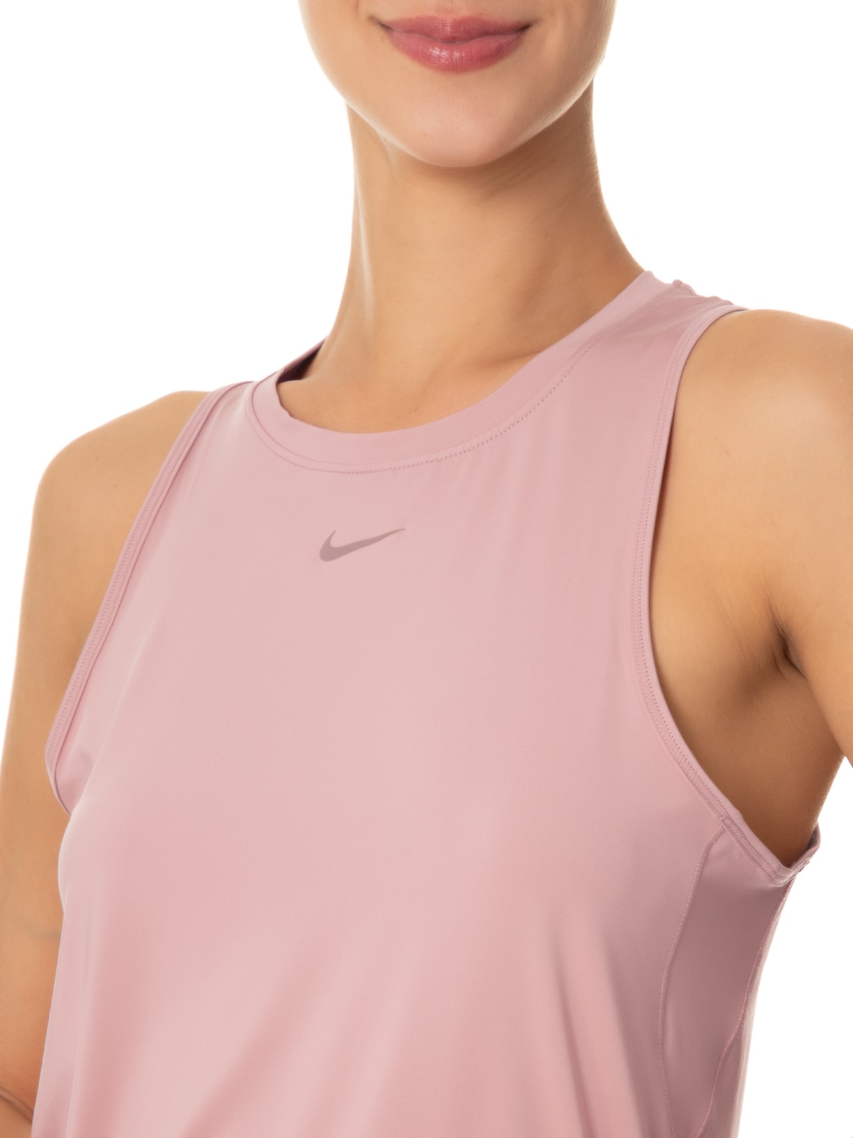 Regata Feminina One Classic Dri-Fit Rosa Nike