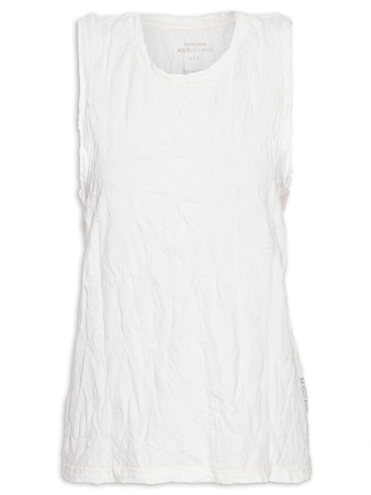 Regata Feminina Over Wrinkle Fresh - Branco