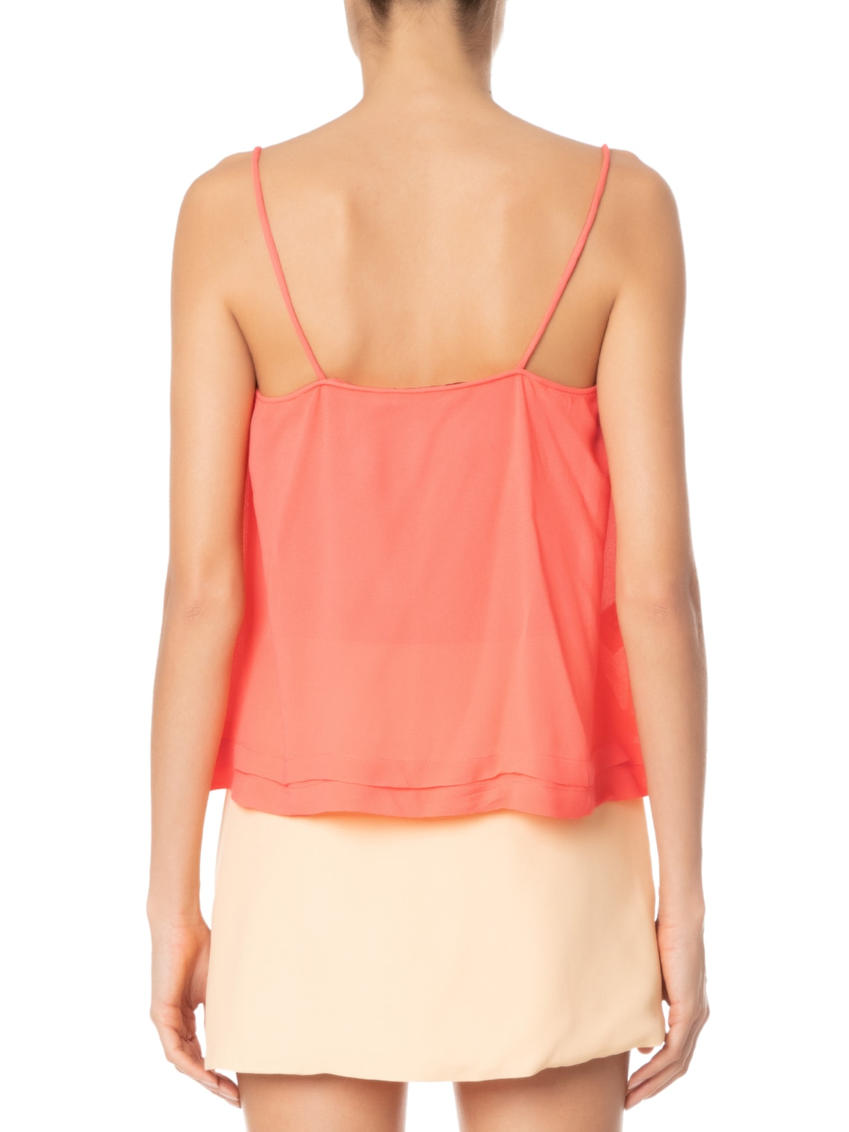 Regata Feminina Pala Pespontos Rosa Animale