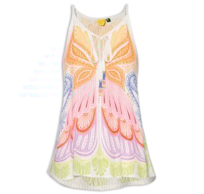 Regata Feminina Papillon - Laranja 