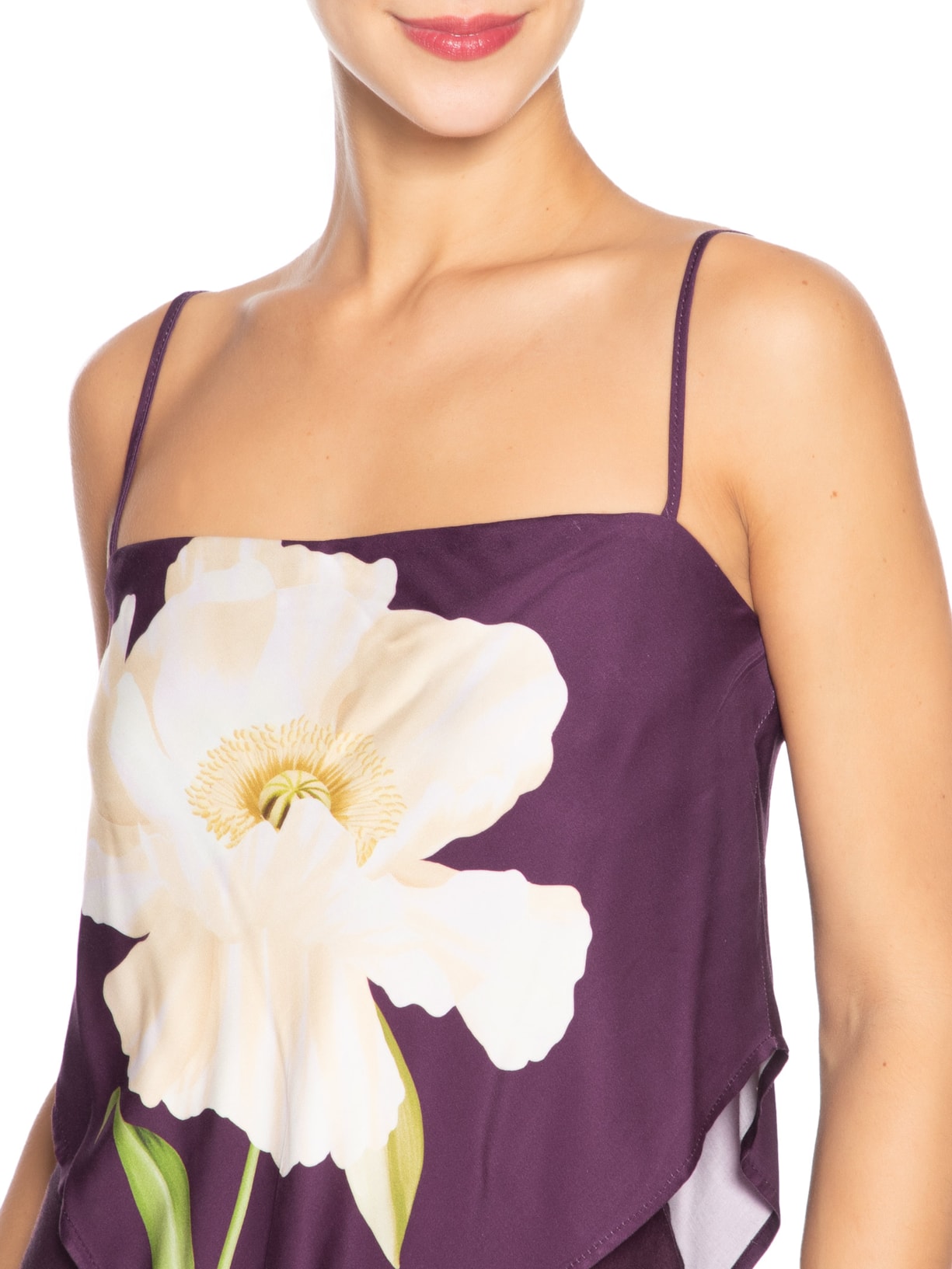 Regata Feminina Papoula Roxo Farm