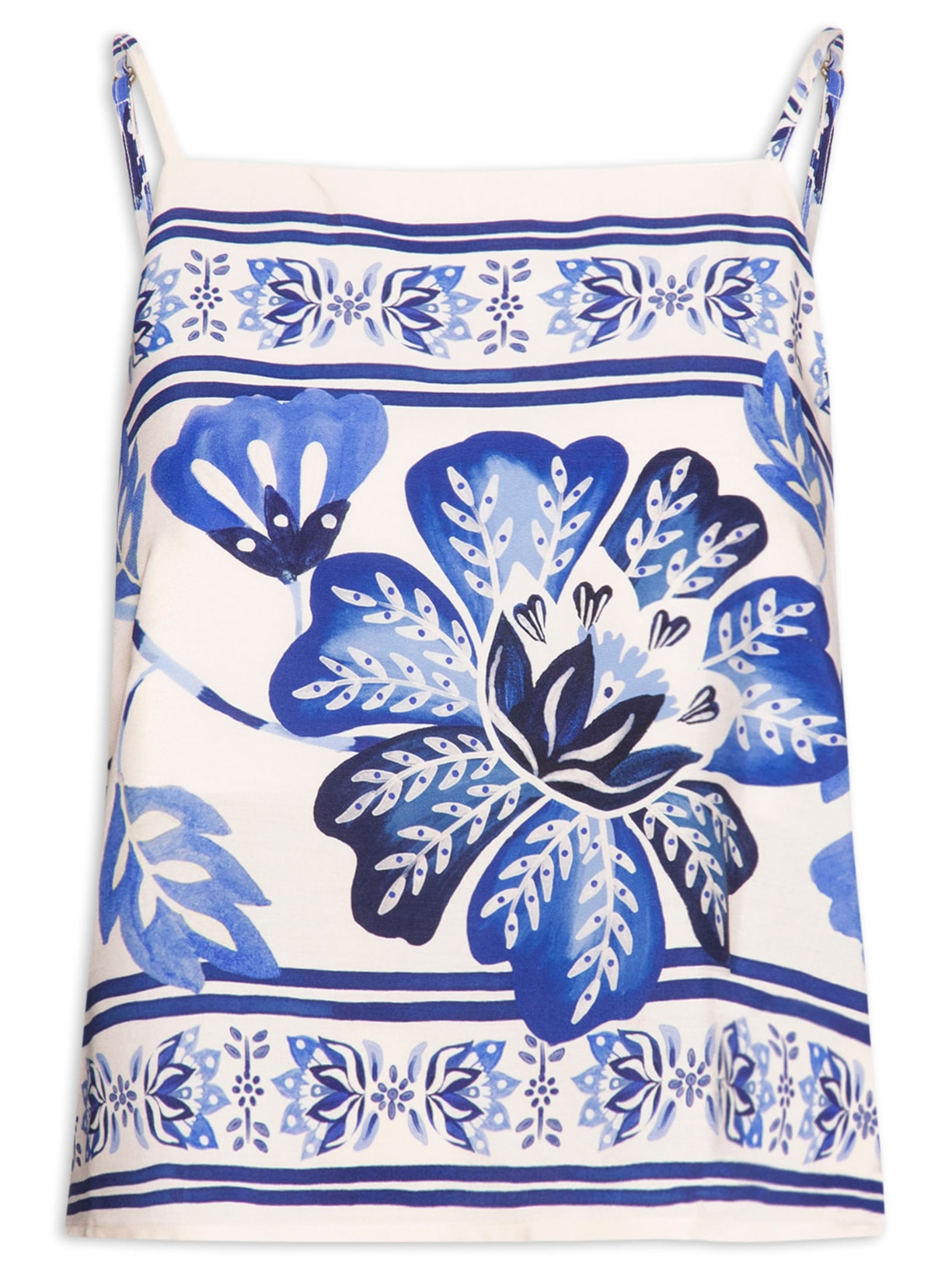 Regata Feminina Paraíso de Flor Branco Farm