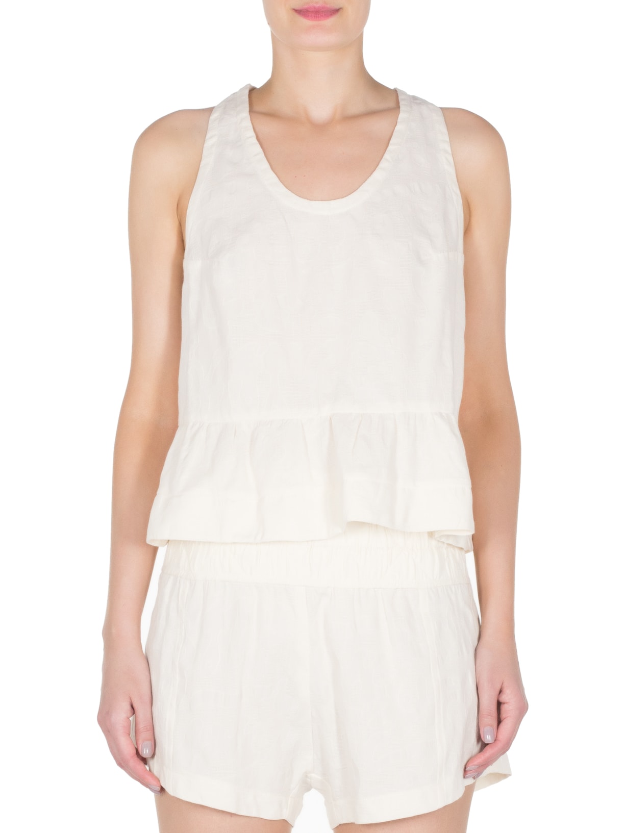 Regata Feminina Peônia Off White A.niemeyer