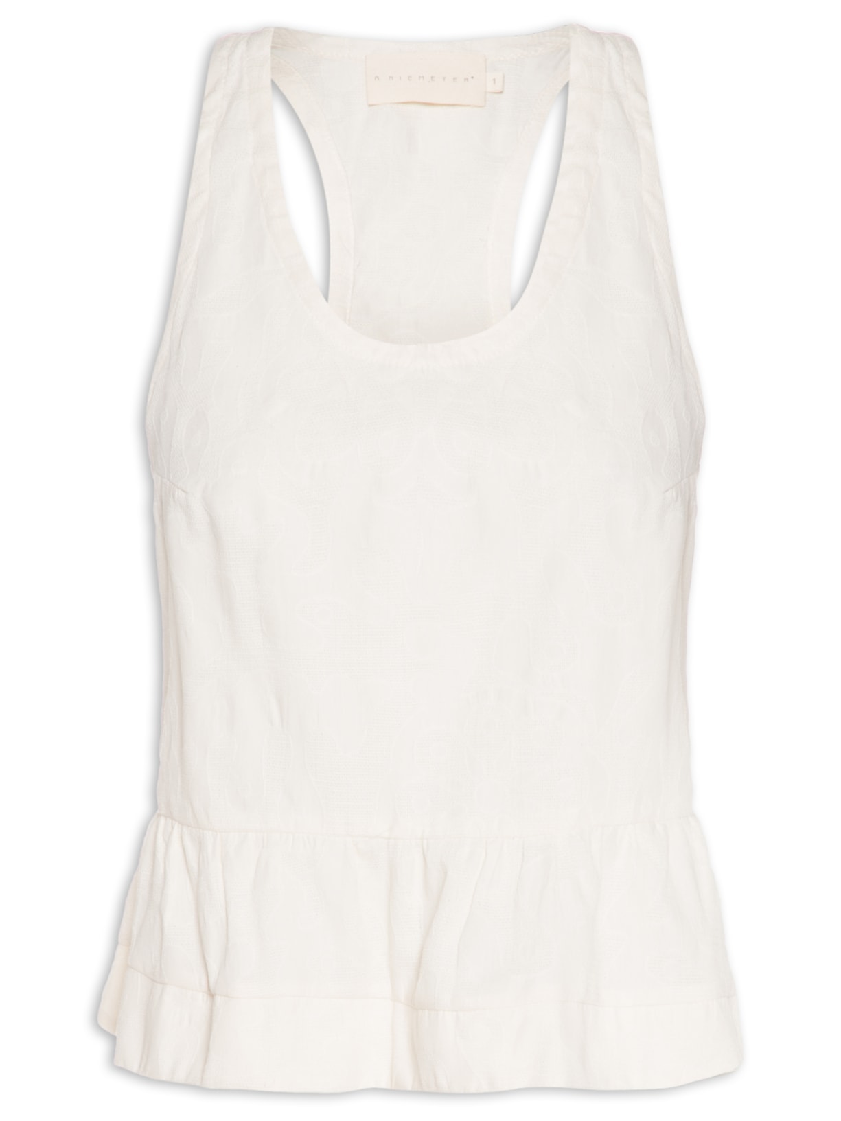 Regata Feminina Peônia Off White A.niemeyer