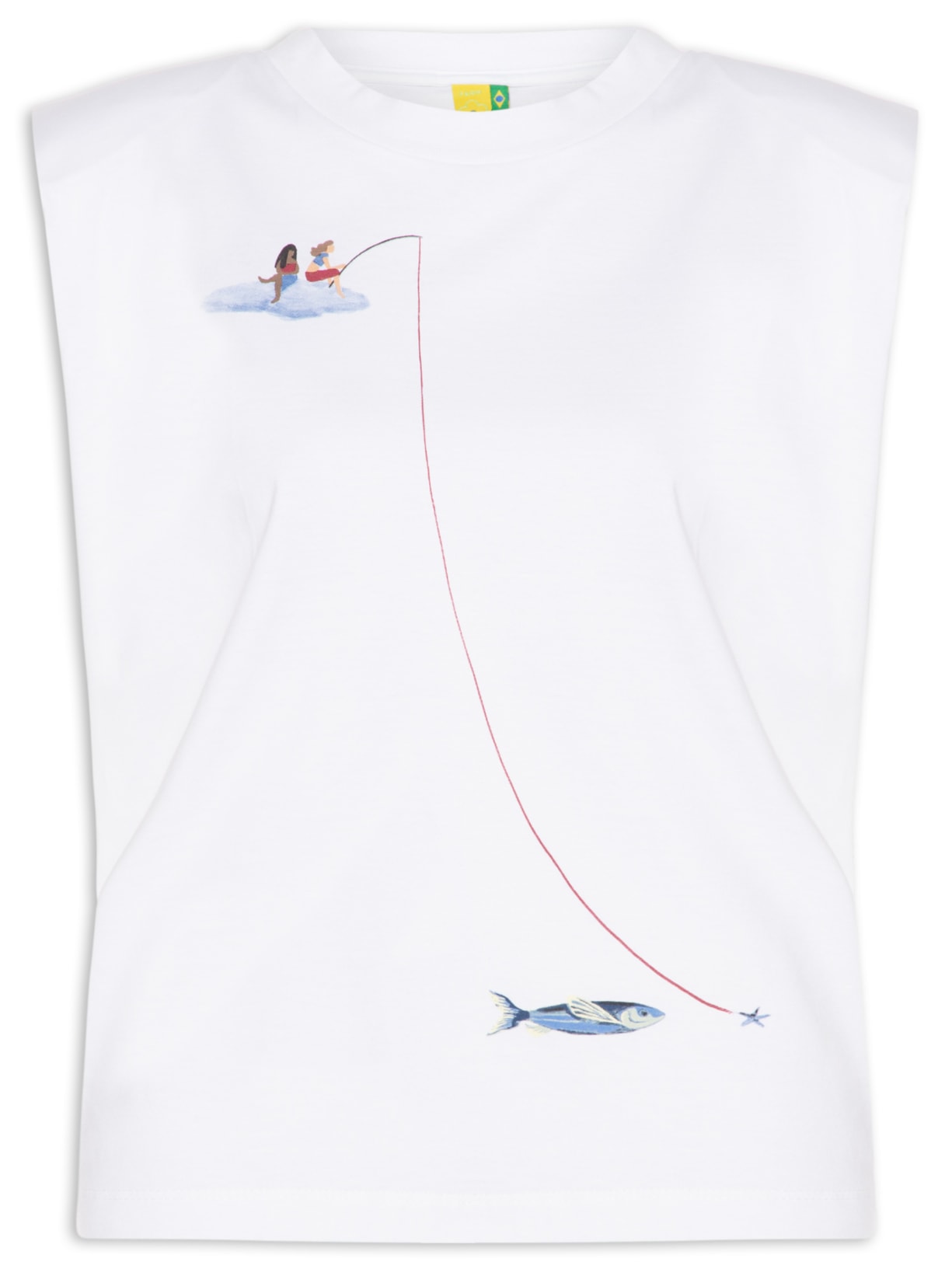 Regata Feminina Pescando Sonhos – Branco