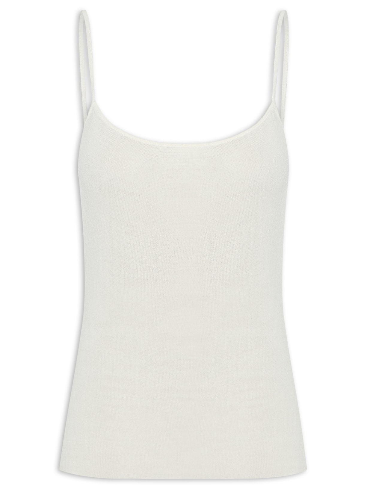 Regata Feminina Podrinha Tricot - Branco