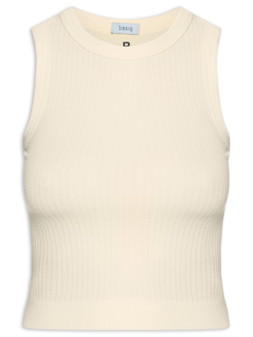 Regata Feminina Poliamida Básica - Amarelo