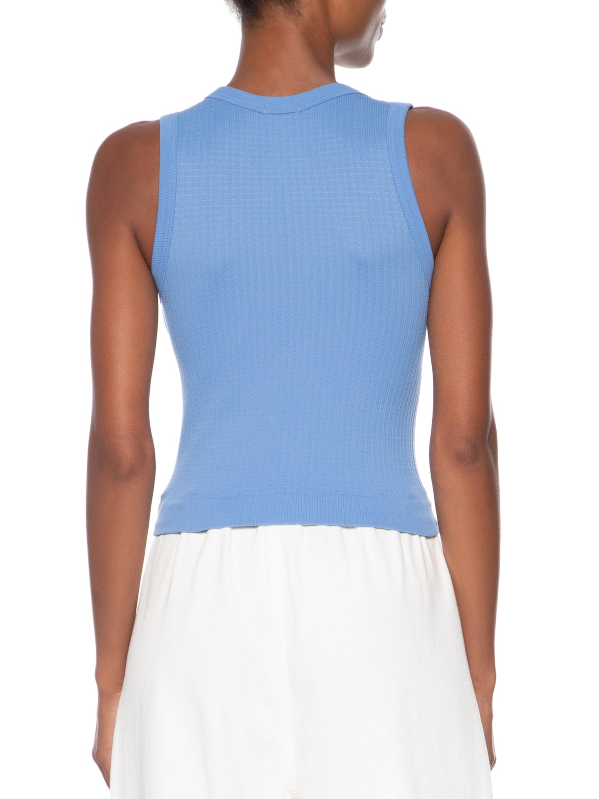 Regata Feminina Poliamida Básica Azul Basiq