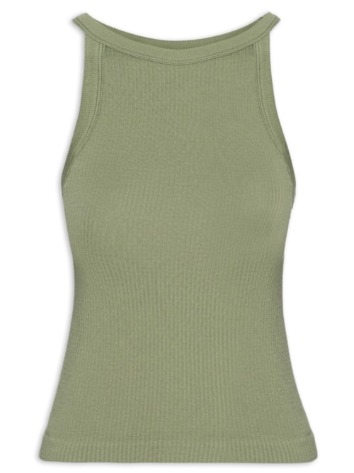 Regata Feminina Poliamida Sem Alças - Verde