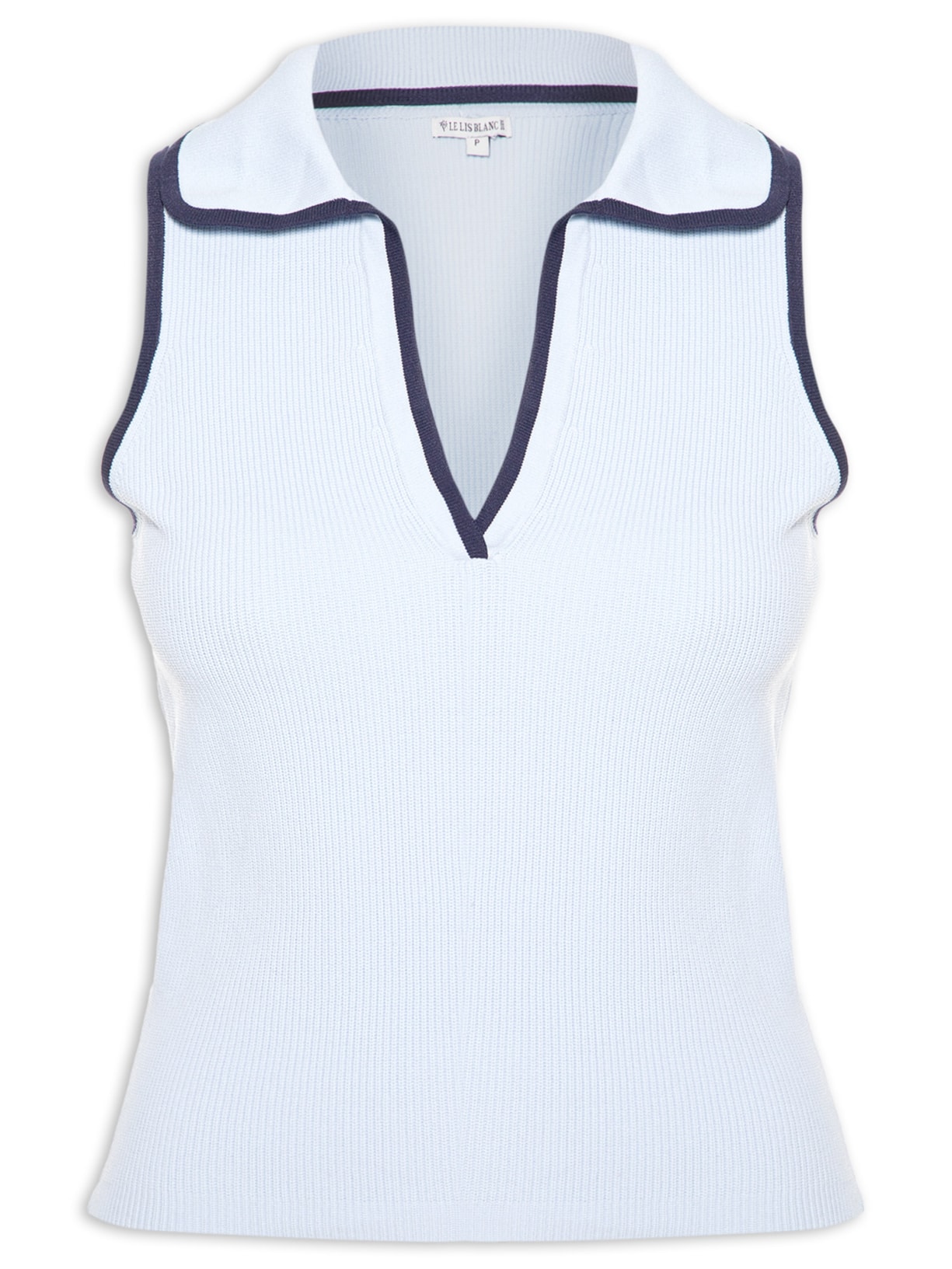 Regata Feminina Polo Pat II Azul Le Lis