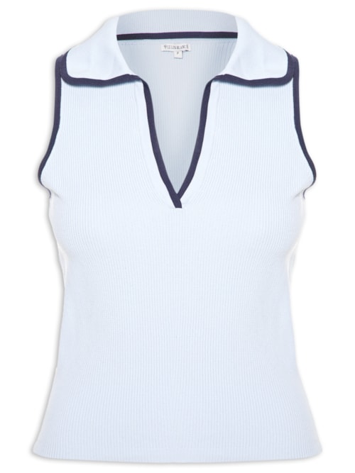 Regata Feminina Polo Pat II - Azul